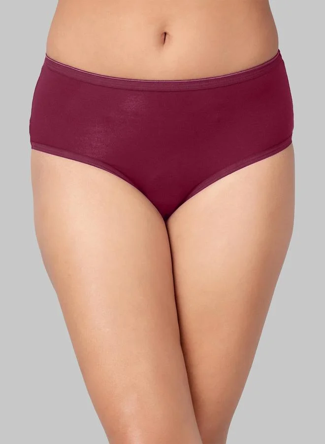 Clovia  Pack of 3-Mid Hipster Bikini with Inner Elastic - Cotton for Women | Best Price UAE